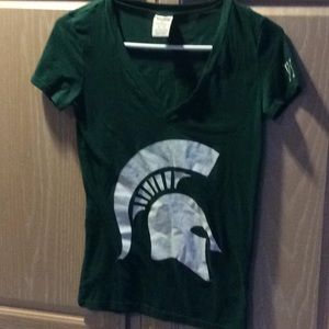 MSU PINK  t shirt size xs